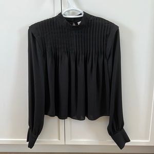 Aritzia Babaton Black Blouse